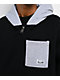 Pro Club Color Block Black & Grey Heavyweight Zip Hoodie - Thumbnail image 3 of 10