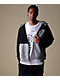 Pro Club Color Block Black & Grey Heavyweight Zip Hoodie - Thumbnail image 8 of 10
