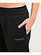 Pro Club Cuffed Black Loose Jogger Sweatpants - Thumbnail image 3 of 4