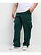 Pro Club Dark Green Cargo Sweatpants - Thumbnail image 1 of 6