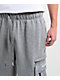 Pro Club Grey Heavyweight Cargo Sweatpants - Thumbnail image 3 of 7