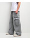 Pro Club Grey Heavyweight Cargo Sweatpants - Thumbnail image 7 of 7