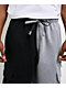 Pro Club Half And Half Black & Grey Heavyweight Cargo Sweatpants - Thumbnail image 5 of 8