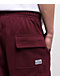 Pro Club Heavyweight Burgundy Cargo Sweatpants - Thumbnail image 4 of 7