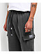 Pro Club Heavyweight Charcoal Cargo Sweatpants - Thumbnail image 4 of 9