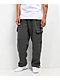 Pro Club Heavyweight Charcoal Cargo Sweatpants - Thumbnail image 1 of 9