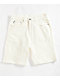 Pro Club Heavyweight Relaxed Snow White Denim Shorts - Thumbnail image 3 of 6