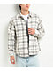 Pro Club Heavyweight White Plaid Flannel Jacket - Thumbnail image 3 of 6