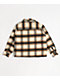 Pro Club Kids Brown Cream Plaid Flannel Jacket - Thumbnail image 2 of 3