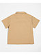 Pro Club Kids Khaki Woven Quarter Zip Work Shirt - Thumbnail image 2 of 2