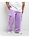 Pro Club Lavender Heavyweight Cargo Sweatpants - Thumbnail image 3 of 8
