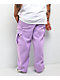 Pro Club Lavender Heavyweight Cargo Sweatpants - Thumbnail image 4 of 8