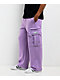 Pro Club Lavender Heavyweight Cargo Sweatpants - Thumbnail image 7 of 8