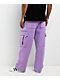 Pro Club Lavender Heavyweight Cargo Sweatpants - Thumbnail image 2 of 8