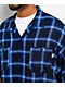 Pro Club Navy Plaid Button Up Shirt - Thumbnail image 3 of 3