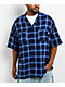 Pro Club Navy Plaid Button Up Shirt - Thumbnail image 1 of 3