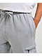 Pro Club OG Grey Heavyweight Cargo Sweat Shorts - Thumbnail image 4 of 6