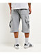 Pro Club OG Grey Heavyweight Cargo Sweat Shorts - Thumbnail image 2 of 6
