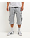 Pro Club OG Grey Heavyweight Cargo Sweat Shorts - Thumbnail image 1 of 6