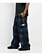 Pro Club Ombre Heavyweight Blue & Black Cargo Sweatpants - Thumbnail image 5 of 7