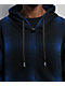 Pro Club Ombre Heavyweight Blue & Black Zip Hoodie - Thumbnail image 3 of 5