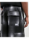 Pro Club Ombre Heavyweight Grey & Black Cargo Sweatpants - Thumbnail image 4 of 7