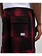 Pro Club Ombre Heavyweight Red & Black Cargo Sweatpants - Thumbnail image 4 of 6