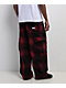 Pro Club Ombre Heavyweight Red & Black Cargo Sweatpants - Thumbnail image 2 of 6