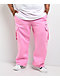Pro Club Pink Heavyweight Cargo Sweatpants - Thumbnail image 3 of 8