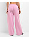 Pro Club Pink Wide Leg Sweatpants - Thumbnail image 2 of 4