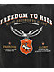 Professional Bull Riders Freedom To Ride Black Wash T-Shirt - Thumbnail image 2 of 2
