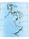 Proper Gnar School Skate Blue Tie Dye T-Shirt - Thumbnail image 3 of 4