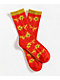 Psockadelic High Voltage Red Crew Socks - Thumbnail image 1 of 2