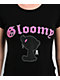 Punx N Kisses x Gloomy Bear Doomed Black Crop T-Shirt - Thumbnail image 6 of 7