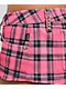 Punx N Kisses x Gloomy Bear Valerie Pink Plaid Shorts - Thumbnail image 7 of 9