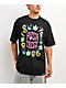 Push Trees Flower Power Black T-Shirt - Thumbnail image 1 of 4
