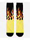 Pyvot Flames Black Crew Socks - Thumbnail image 1 of 2