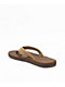 Quiksilver Carver Suede Core Tan Sandals - Thumbnail image 2 of 4