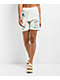 RIPNDIP Blonded Knit Reversible Off White Shorts - Thumbnail image 1 of 7