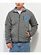 RIPNDIP Euphoria Grey Reversible Fleece Jacket - Thumbnail image 1 of 6
