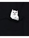 RIPNDIP Lord Nermal Black Pocket T-Shirt - Thumbnail image 2 of 2