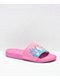 RIPNDIP Lord Nermal Pink & Blue Flame Slide Sandals - Thumbnail image 1 of 4