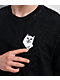 RIPNDIP Lord Nermal Pocket Black Wash T-Shirt - Thumbnail image 2 of 3
