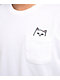 RIPNDIP Lord Nermal Pocket White T-Shirt - Thumbnail image 2 of 3