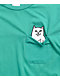 RIPNDIP Lord Nermal Teal Long Sleeve Pocket T-Shirt - Thumbnail image 2 of 3