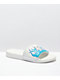 RIPNDIP Lord Nermal White & Blue Flame Sandals - Thumbnail image 1 of 4
