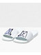 RIPNDIP Lord Nermal White & Blue Glow Slide Sandals