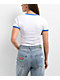 RIPNDIP Los White & Blue Crop Ringer T-Shirt - Thumbnail image 2 of 3