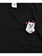 RIPNDIP Nermal Loves Black Pocket T-Shirt