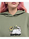 RIPNDIP No Music No Life Dusty Olive Hoodie - Thumbnail image 4 of 4